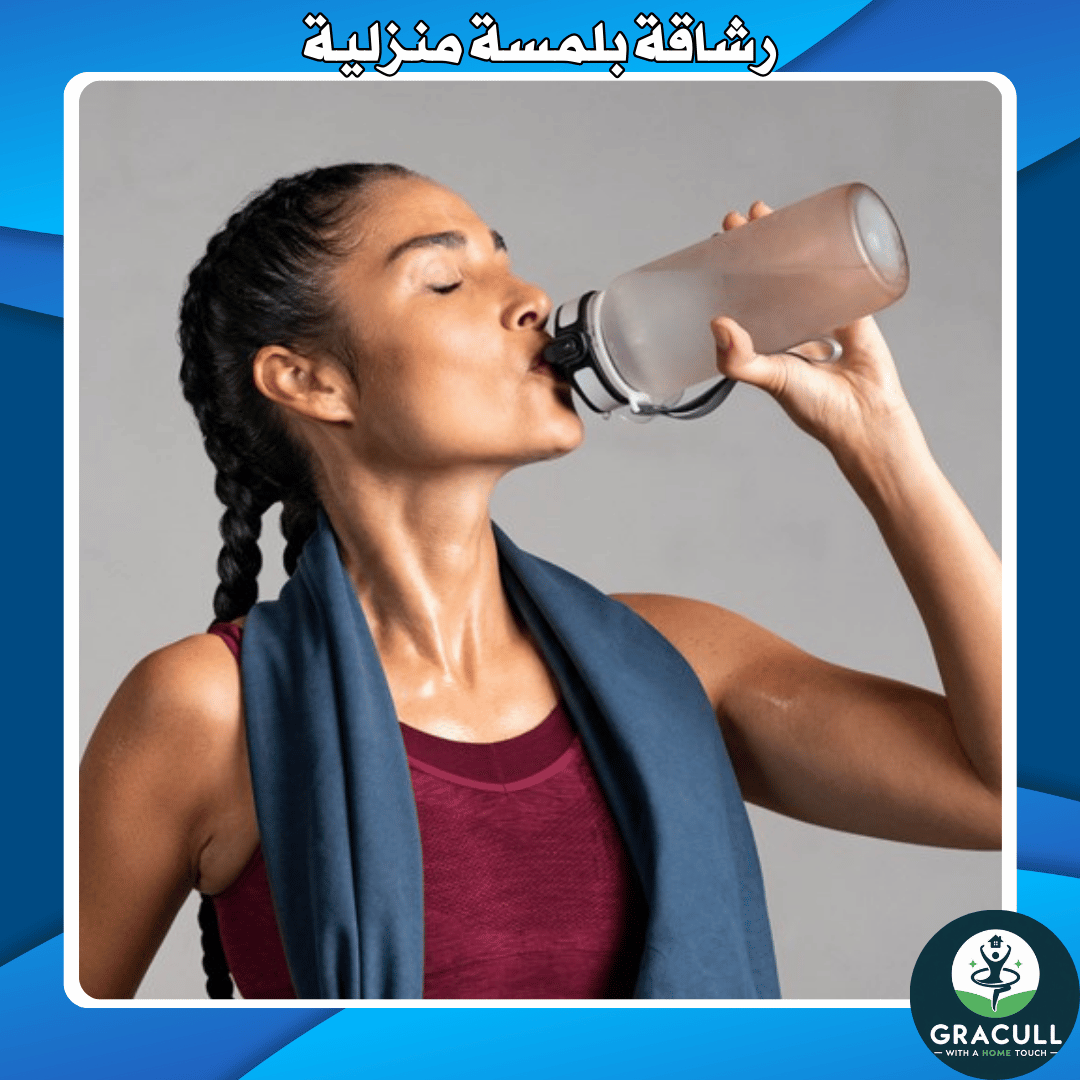 تناول الماء أثناء ممارسة التمارين الرياضية